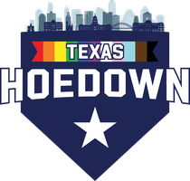 Texas Hoedown LGBTQ+ softball tournament logo